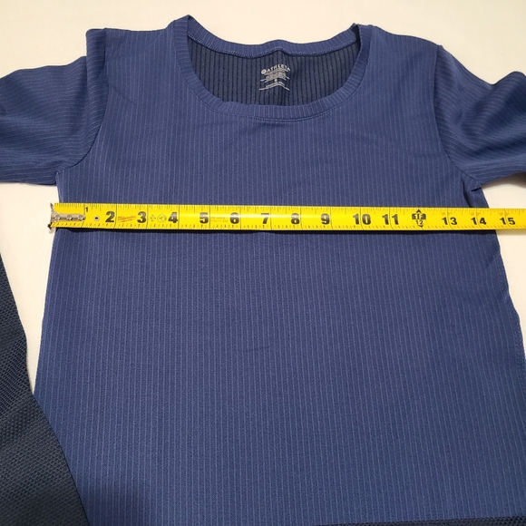Athleta Women's Flurry Colorblock Base Layer Top sz S - Picture 2 of 6
